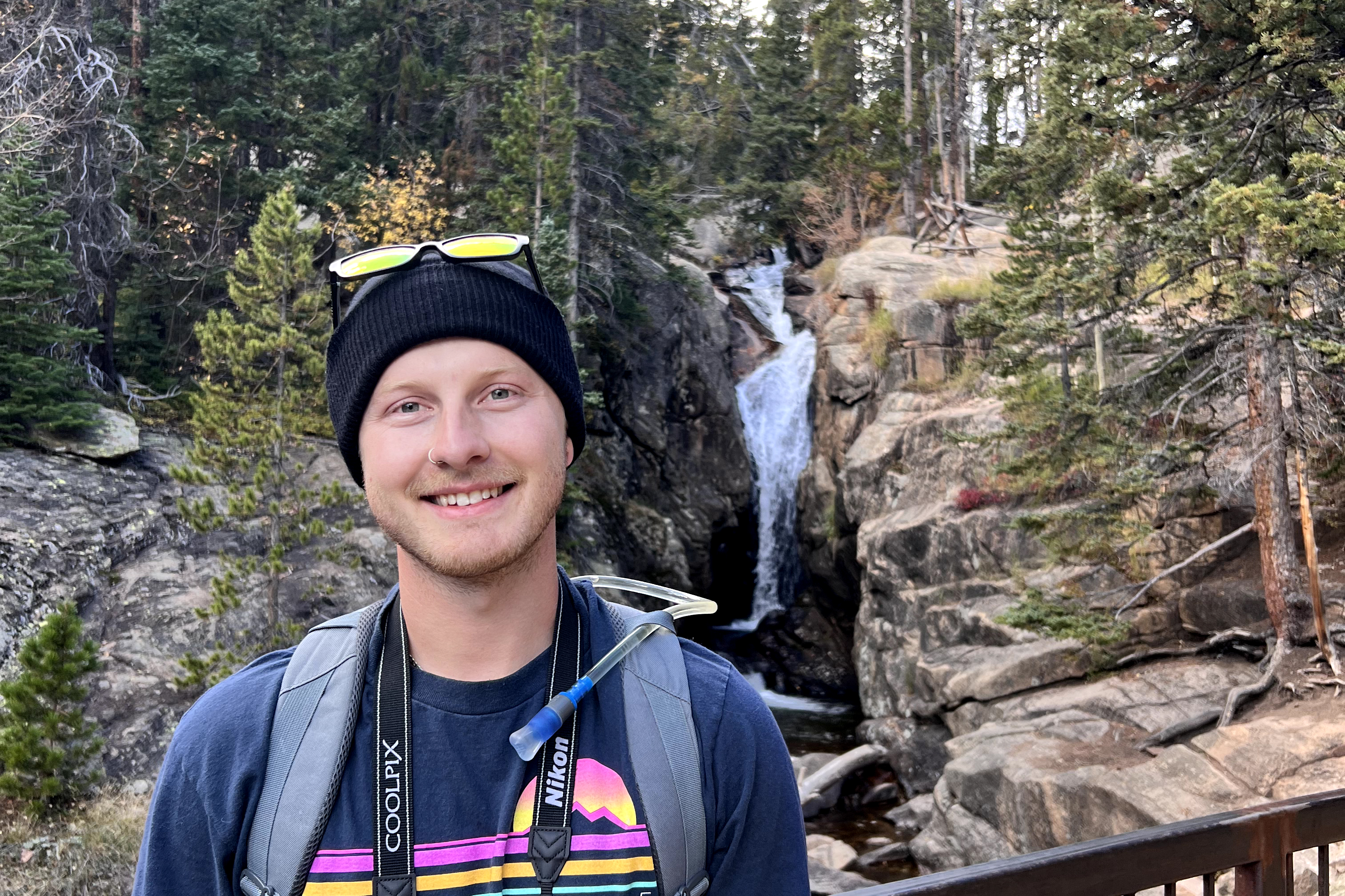 Andrew at the rockies national park